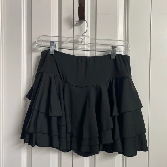 Shein Women’s 1X High Waist Ruffle Hem Sports Skort - Picture 3 of 6